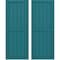 Ekena Millwork Americraft 6-Board Exterior Wood 2 Equal Panel Framed Board-n-Batten Shutters, ARW101BF621X77ANH, PR ARW101BF621X77ANH - alternate 1